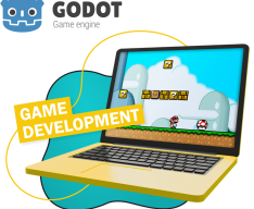 Godot.  Основа создания легендарных игр - КИБЕРшкола программирования для детей, компьютерные курсы для школьников, начинающих и подростков - KIBERone г. Куркино