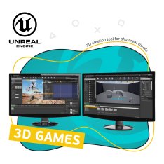 Unreal Engine 4. Игровой движок - КИБЕРшкола программирования для детей, компьютерные курсы для школьников, начинающих и подростков - KIBERone г. Куркино