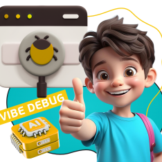 Тестирование & Vibe Debug. Охотники за багами - КИБЕРшкола программирования для детей, компьютерные курсы для школьников, начинающих и подростков - KIBERone г. Куркино