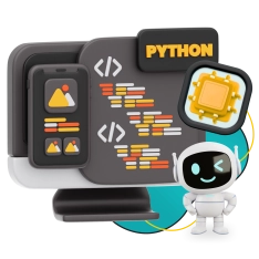 Мой первый сайт с мозгами: Python + AI - КИБЕРшкола программирования для детей, компьютерные курсы для школьников, начинающих и подростков - KIBERone г. Куркино