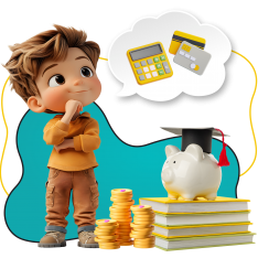 Финансовый интеллект вместе KIBERone - КИБЕРшкола программирования для детей, компьютерные курсы для школьников, начинающих и подростков - KIBERone г. Куркино