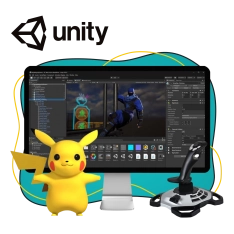 Мир игр на Unity 2D на популярном движке + AI-помощники - КИБЕРшкола программирования для детей, компьютерные курсы для школьников, начинающих и подростков - KIBERone г. Куркино