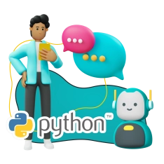 Умный чат-бот на Python на Telegram - КИБЕРшкола программирования для детей, компьютерные курсы для школьников, начинающих и подростков - KIBERone г. Куркино