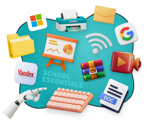 Цифровая база для школьника - КИБЕРшкола программирования для детей, компьютерные курсы для школьников, начинающих и подростков - KIBERone г. Куркино